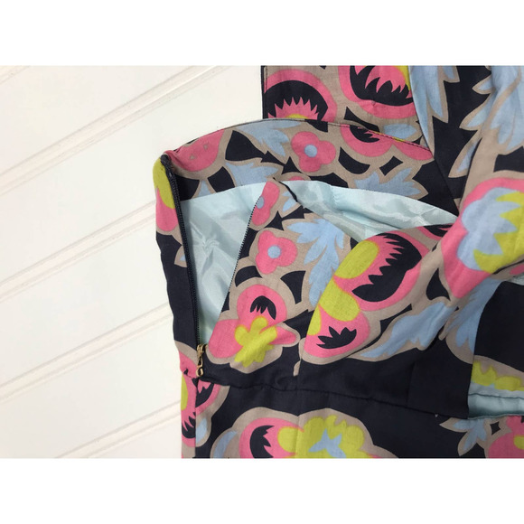 Leifsdottir Anthropologie Lotus Awakening Floral Sleeveless Mini Dress 0 - Picture 8 of 11